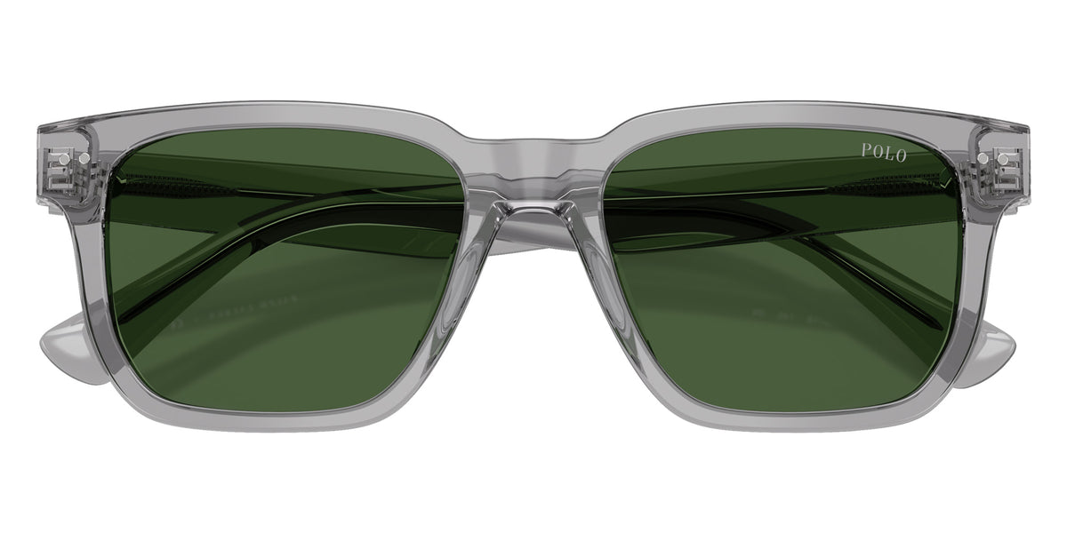 POLO RALPH LAUREN PH4252U 631771 53 - Shiny Transparent Gray / Bottle Green #id:ph4252u631771_s:106120