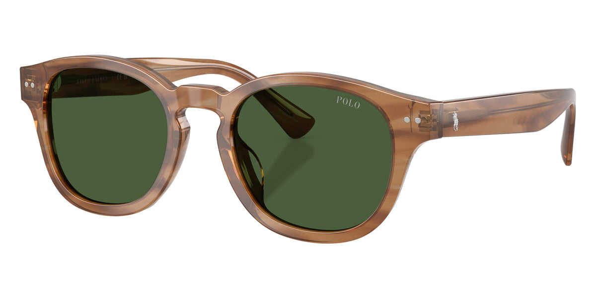 POLO RALPH LAUREN PH4253U 613871 50 - Shiny Light Brown Striped / Bottle Green #id:ph4253u613871_s:102105
