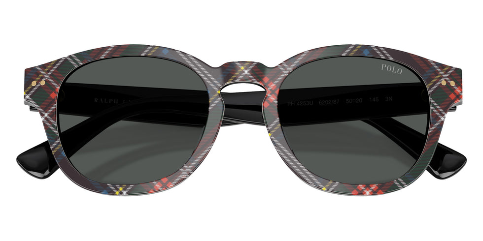 POLO RALPH LAUREN PH4253U 620287 50 - Shiny Blackwatch Tartan / Dark Gray #id:ph4253u620287_s:104120