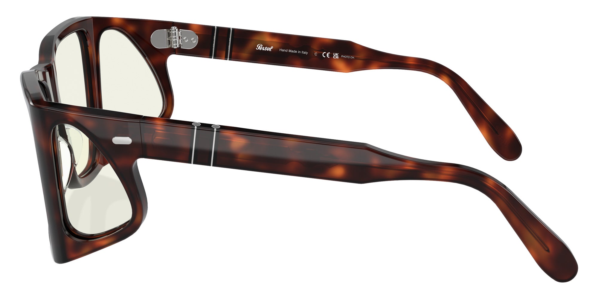 Persol PO0009 24/BL 57 - Havana / Photochromic Clear to Gray with Blue Light Filter Mirrored #id:po000924bl_s:100110