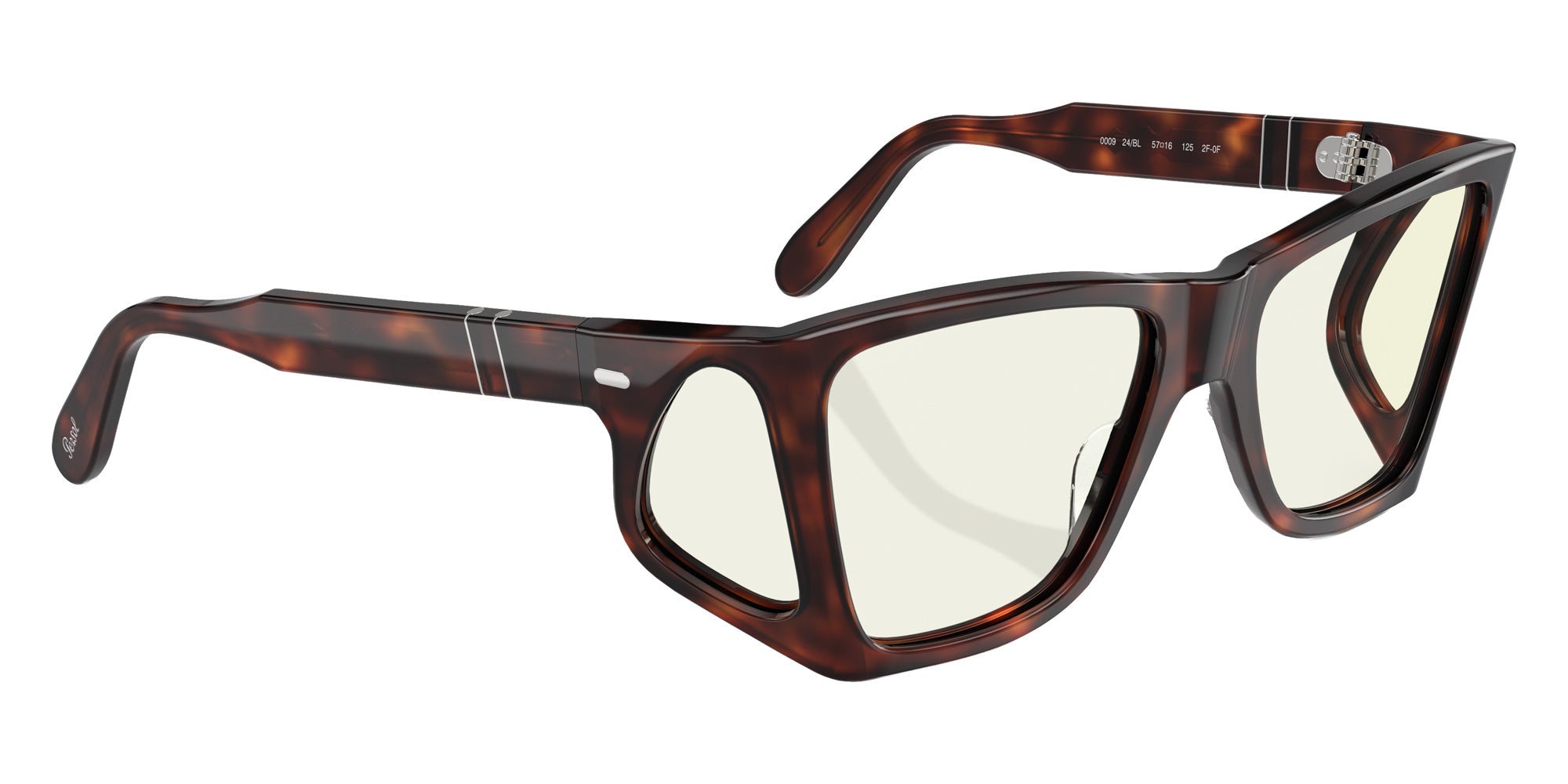 Persol PO0009 24/BL 57 - Havana / Photochromic Clear to Gray with Blue Light Filter Mirrored #id:po000924bl_s:100120