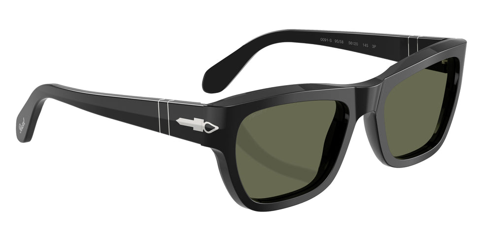 Persol PO0091S 95/58 53 - Black / Green Polarized #id:po0091s9558_s:100120