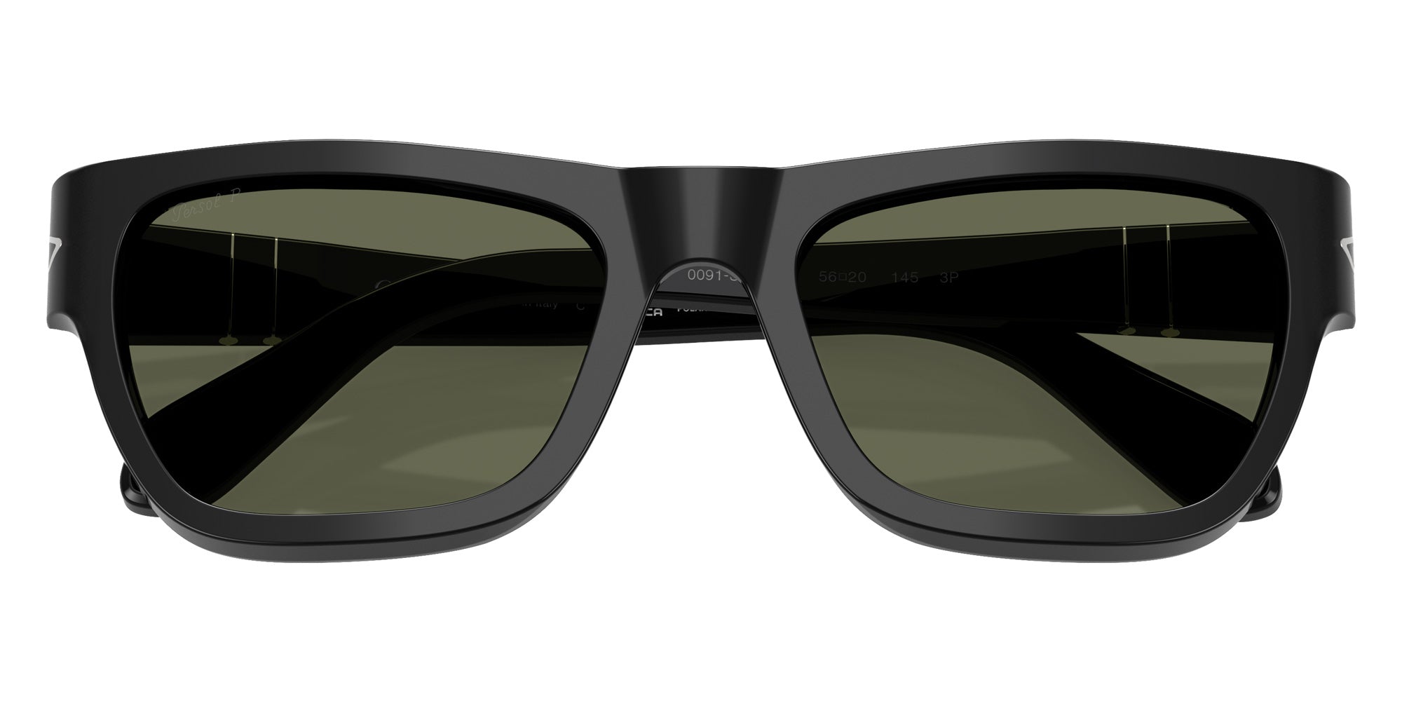 Persol PO0091S 95/58 53 - Black / Green Polarized #id:po0091s9558_s:100125