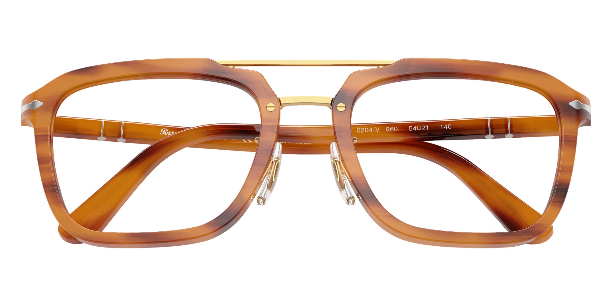 Persol PO0204V - Senna Series 960 54 - Striped Brown #id:po0204v960_s:100125