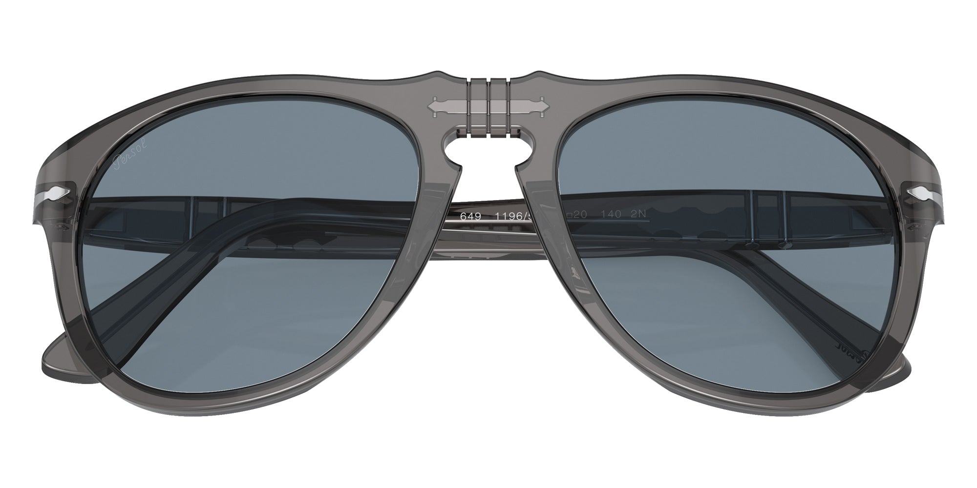 Persol PO0649 649 - Original 119656 54 - Transparent Gray / Blue #id:po0649119656_s:102125