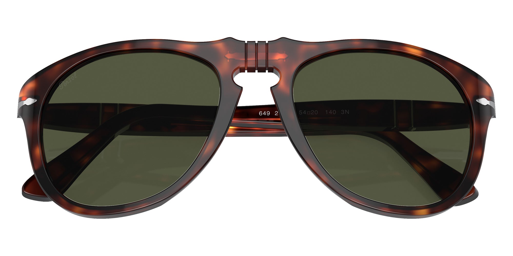 Persol PO0649 649 - Original 24/31 52 - Havana / Green #id:po06492431_s:110120