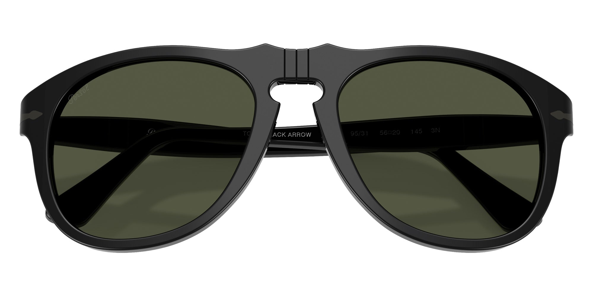 Persol PO0649NE - Total Black Arrow 95/31 54 - Black / Green #id:po0649ne9531_s:108125