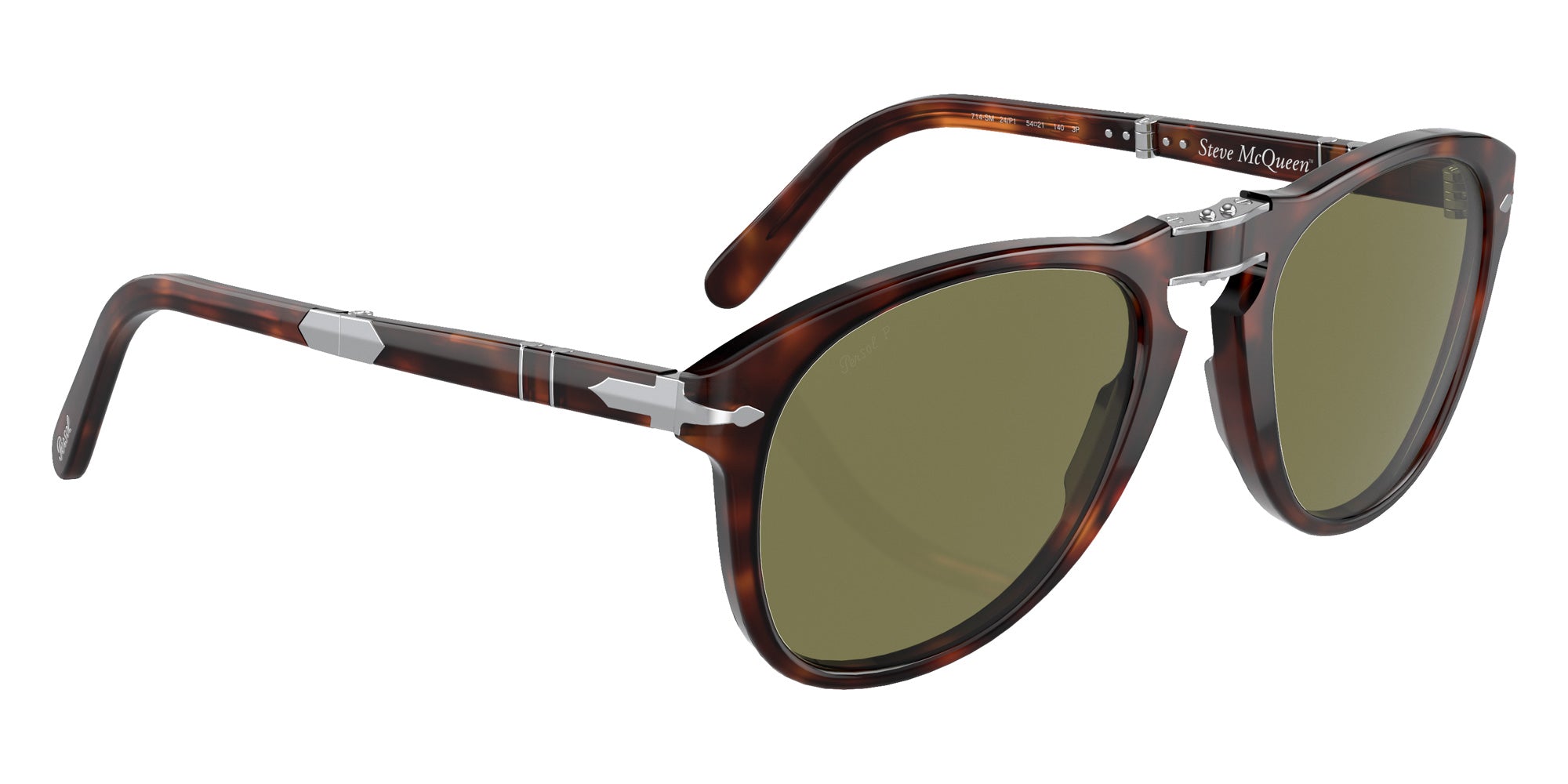 Persol PO0714SM 714SM - Steve McQueen 24/P1 54 - Havana / Polarized Green #id:po0714sm24p1_s:100120