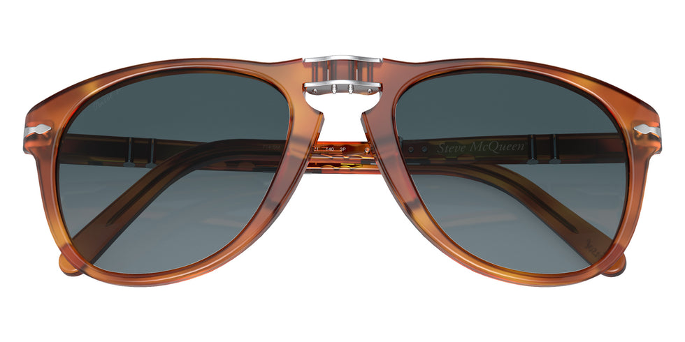 Persol PO0714SM 714SM - Steve McQueen 96/S3 54 - Light Havana / Polarized Blue #id:po0714sm96s3_s:102125