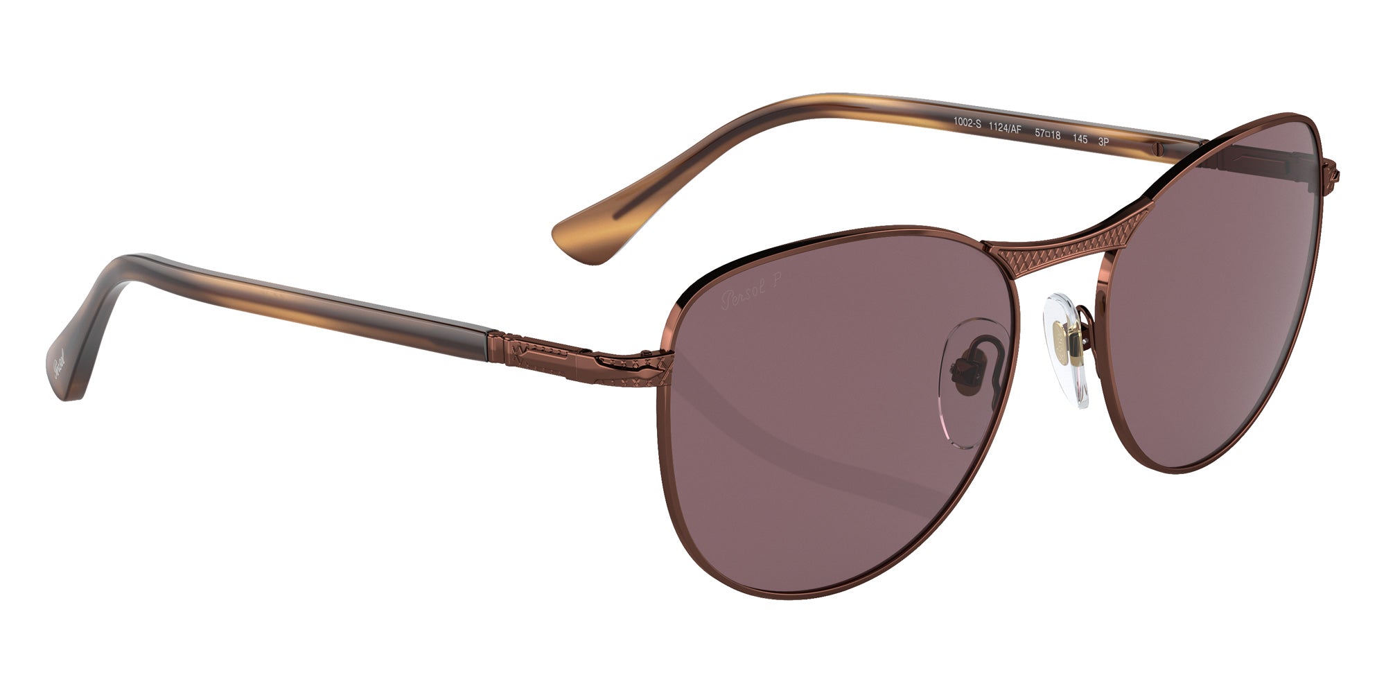 Persol PO1002S 1124AF 57 - Shiny Brown #id:po1002s1124af_s:100120