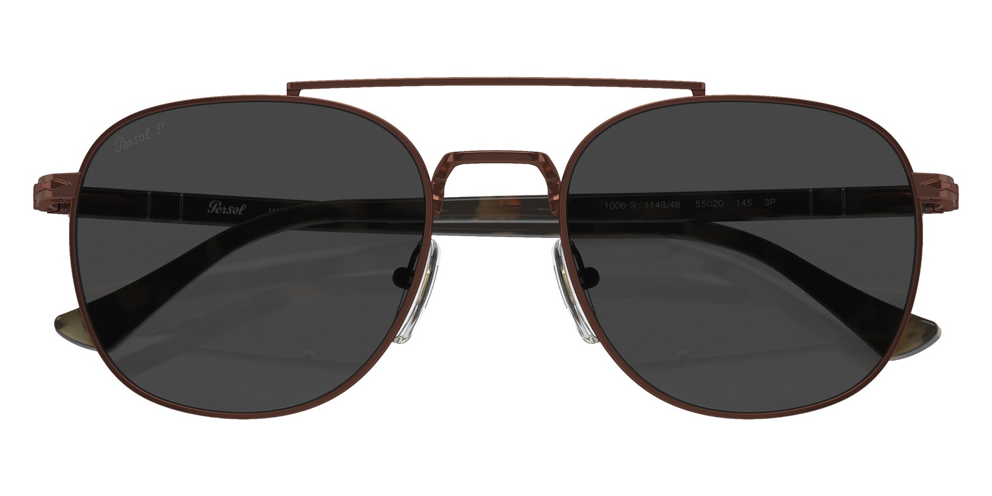 Persol PO1006S 114848 53 - Brown / Polarized Black #id:po1006s114848_s:100125