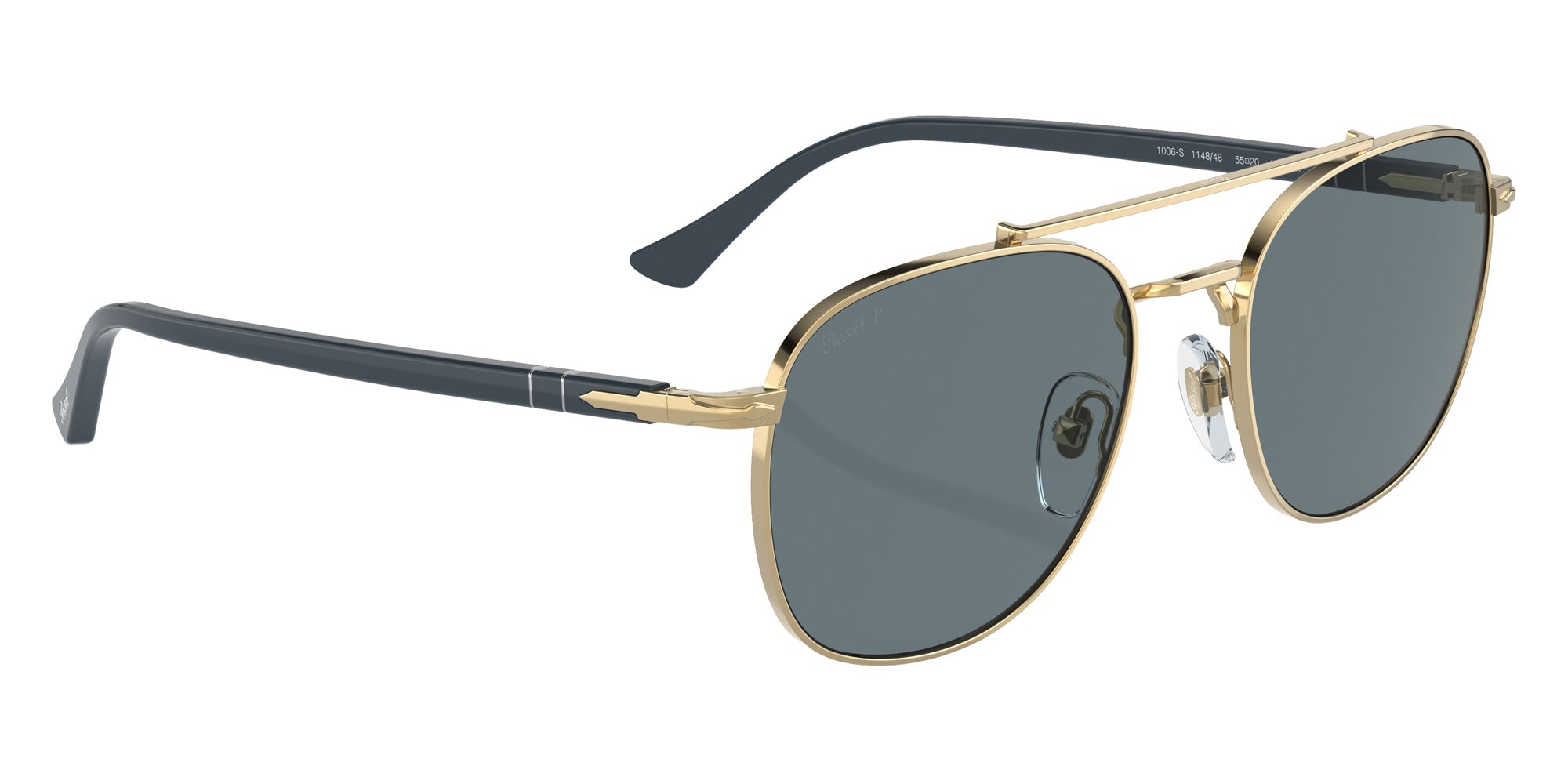 Persol PO1006S 515/3R 55 - Gold / Dark Blue Polarized #id:po1006s5153r_s:102120