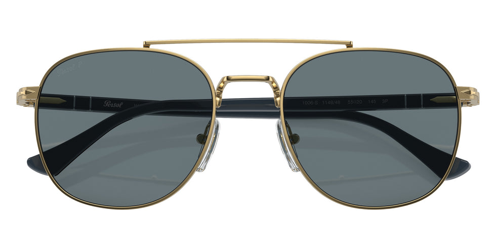 Persol PO1006S 515/3R 55 - Gold / Dark Blue Polarized #id:po1006s5153r_s:102125