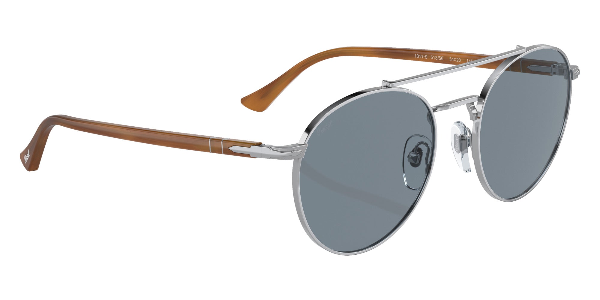 Persol PO1011S 518/56 54 - Silver / Light Blue #id:po1011s51856_s:106120