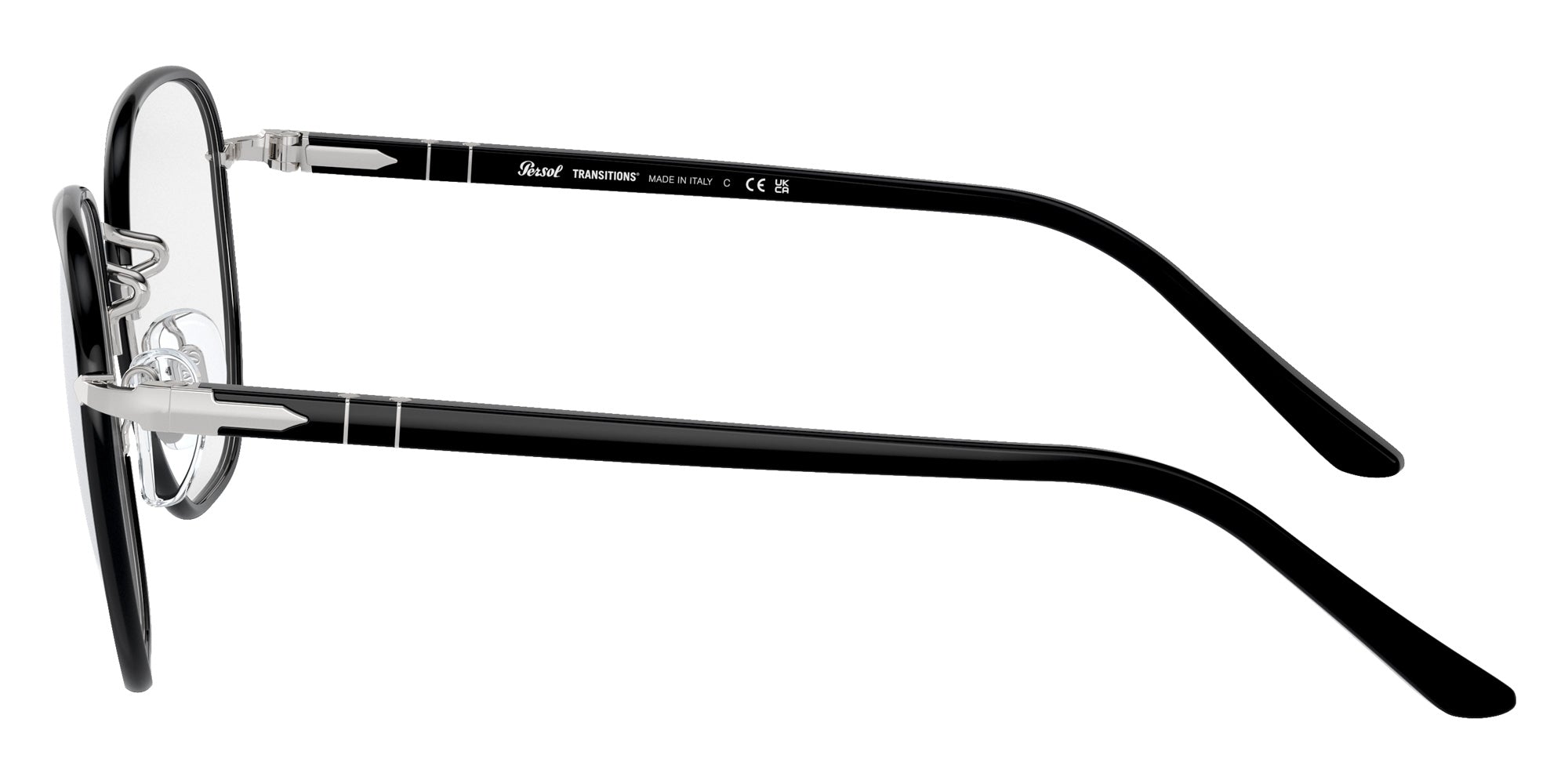 Persol PO1015SJ - Transitions�� 1125GJ 54 - Silver/Black / Transitions 8 Green #id:po1015sj1125gj_s:100115