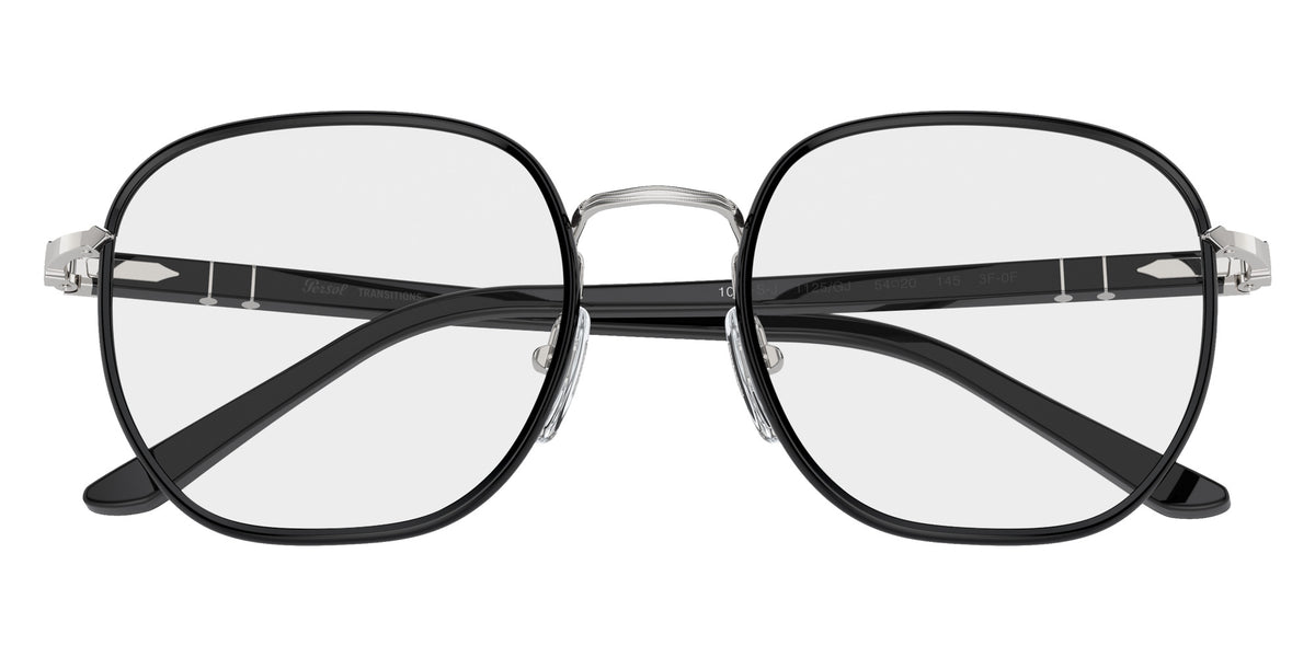 Persol PO1015SJ 1125GJ 52 - Silver/Black / Transitions 8 Green #id:po1015sj1125gj_s:100120
