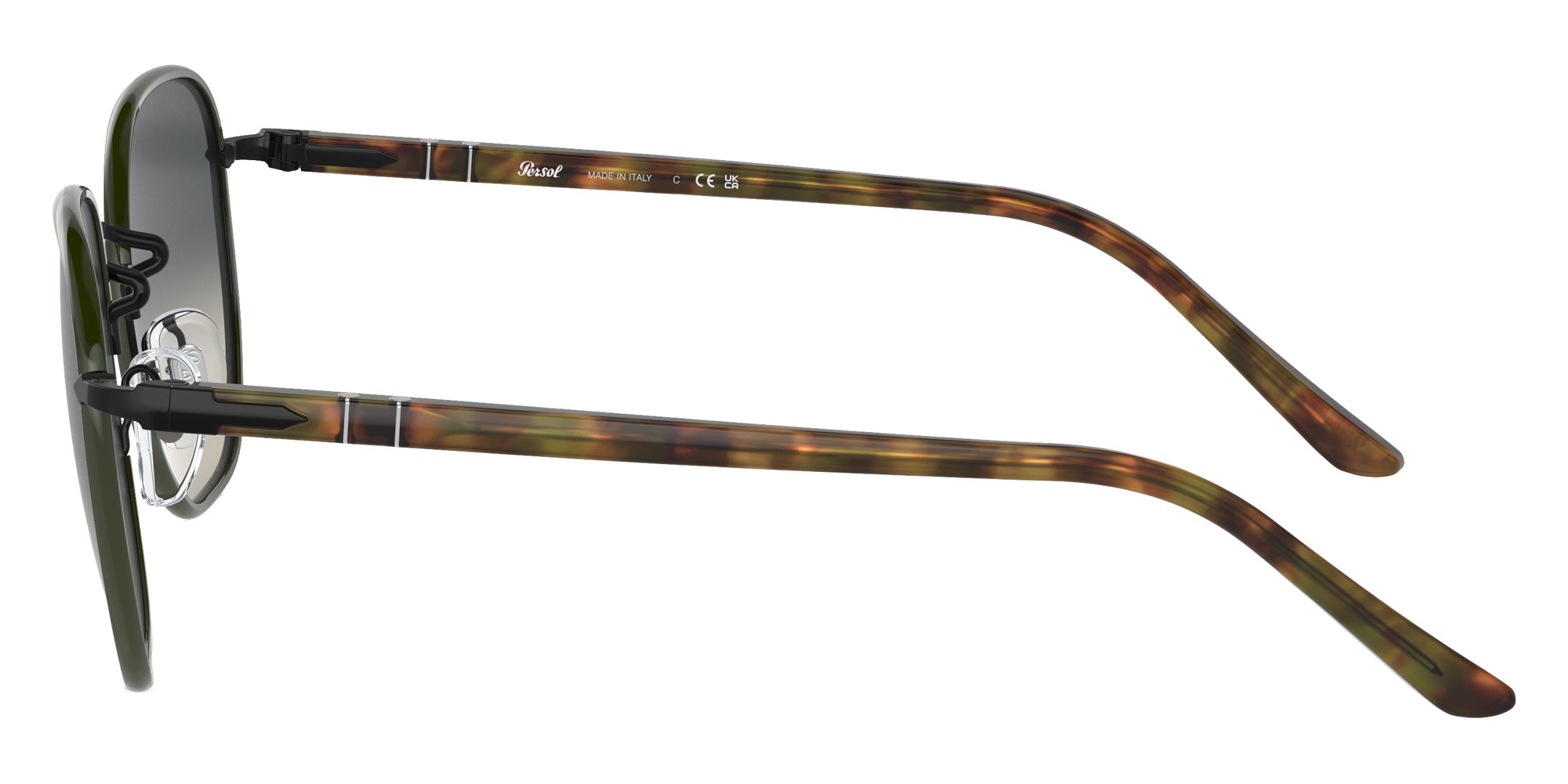 Persol PO1015SJ 112871 54 - Black/Green / Gradient Gray #id:po1015sj112871_s:100110