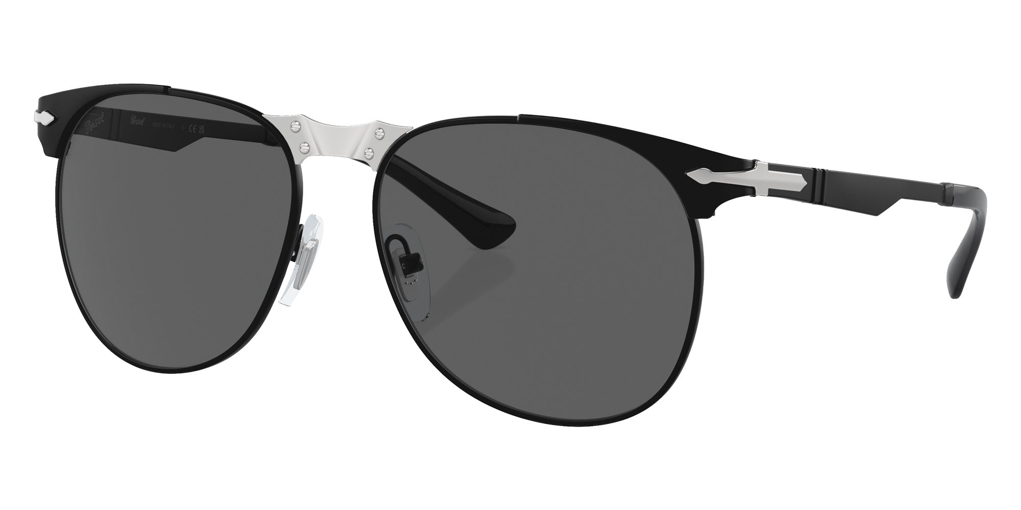 Persol PO1016S 649 Iron 1078B1 55 - Black / Dark Gray #id:po1016s1078b1_s:100105