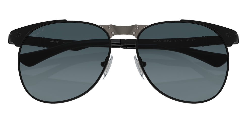 Persol PO1016S 649 Iron 1130S3 57 - Black / Polarized Gradient Dark Blue #id:po1016s1130s3_s:104125