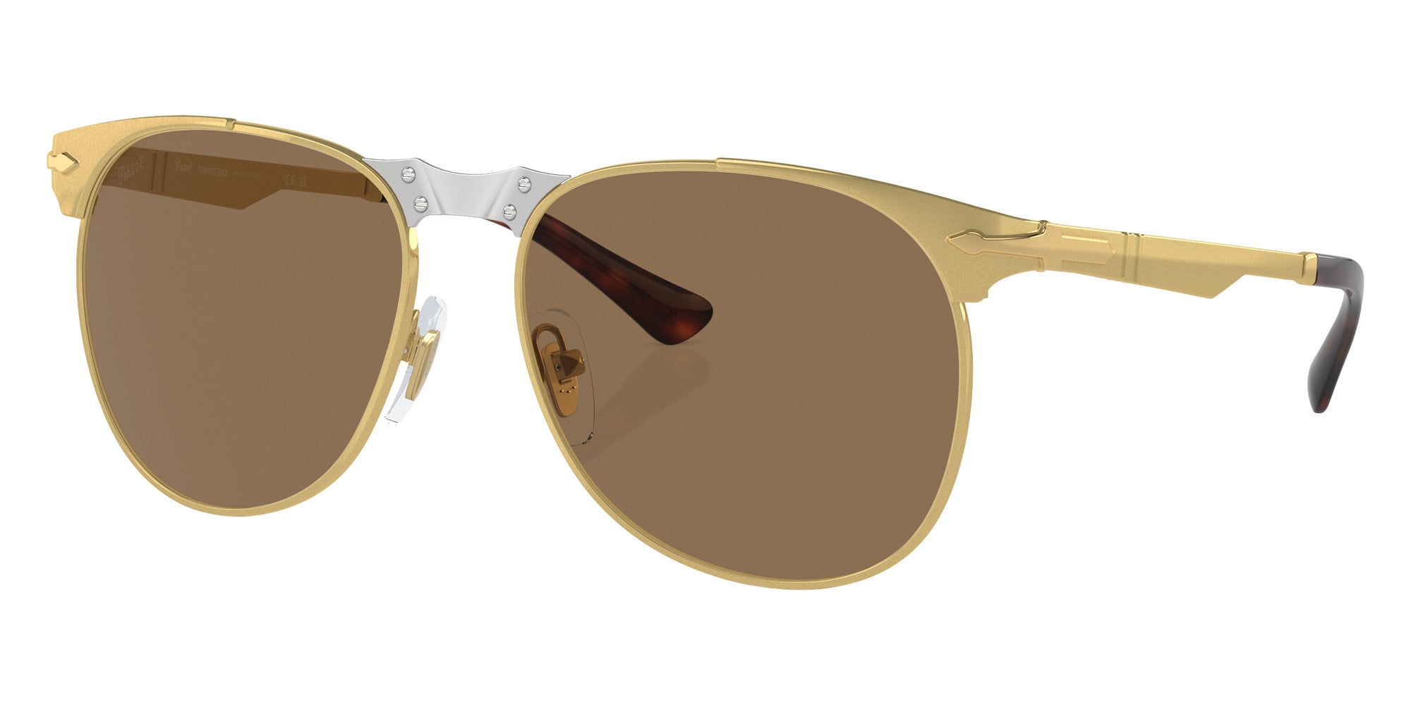 Persol PO1016S 649 IRON 515/GI 57 - Gold / Transitions Clear to Brown #id:po1016s515gi_s:100110