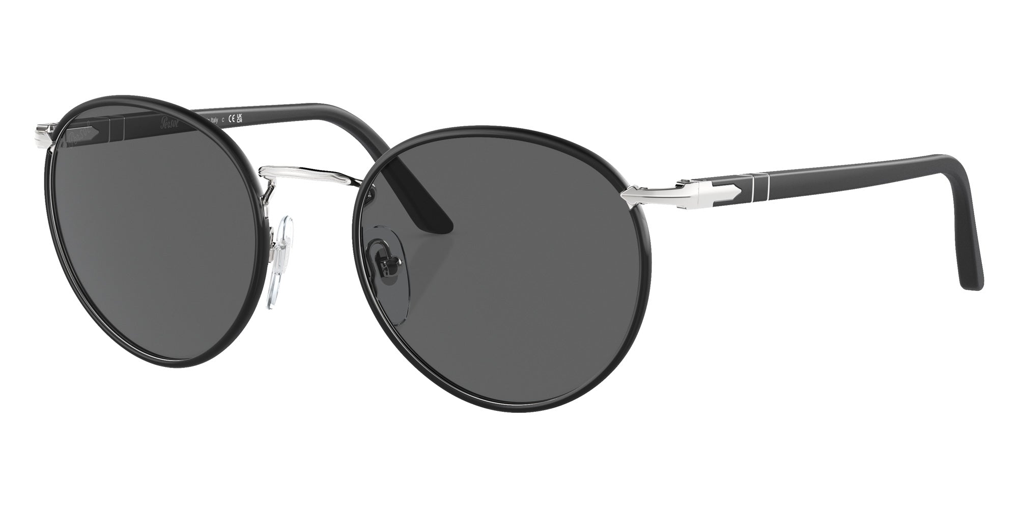 Persol PO2422SJ 1119B1 51 - Silver Matte Black / Gray #id:po2422sj1119b1_s:100105