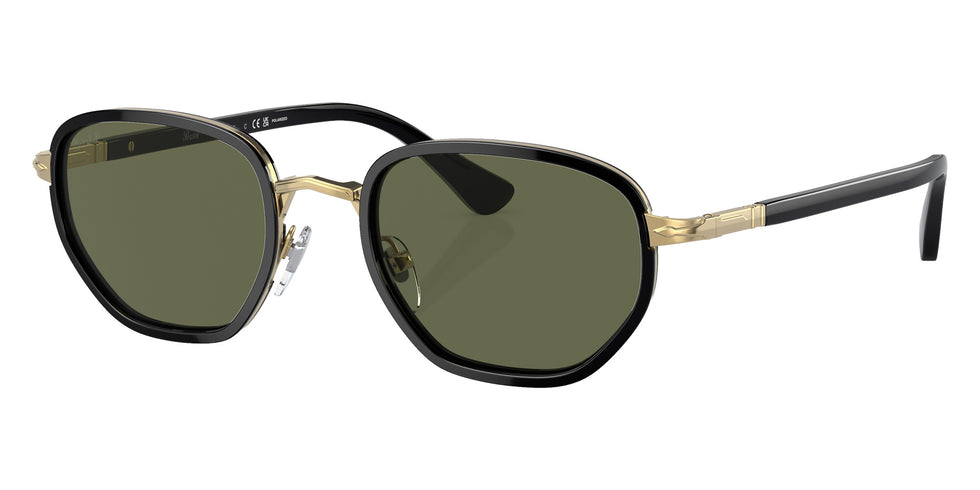 Persol PO2471S 109758 50 - Black / Green Polarized #id:po2471s109758_s:100105