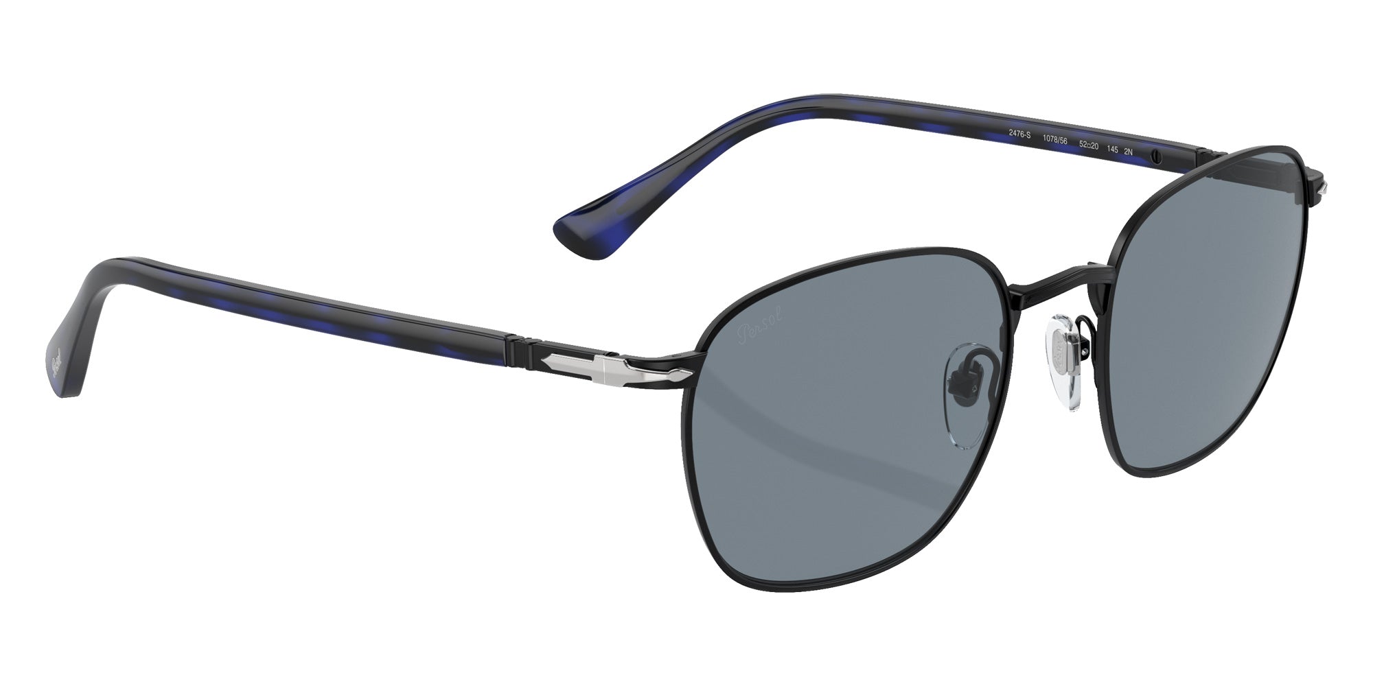 Persol PO2476S 107856 52 - Black / Light Blue #id:po2476s107856_s:100120