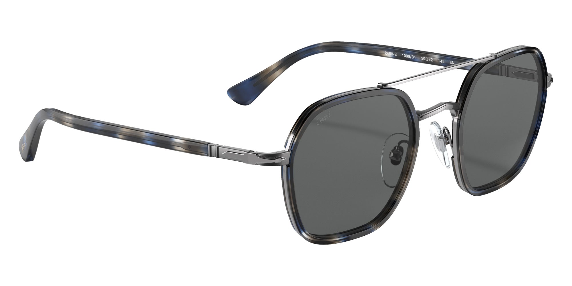 Persol PO2480S 1099B1 50 - Striped Blue Gray #id:po2480s1099b1_s:100120