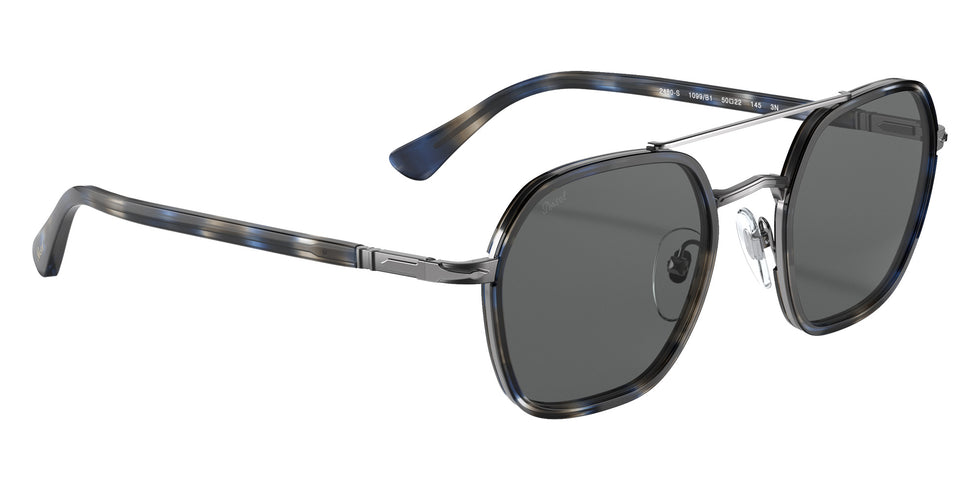 Persol PO2480S 1099B1 50 - Striped Blue Gray #id:po2480s1099b1_s:100120