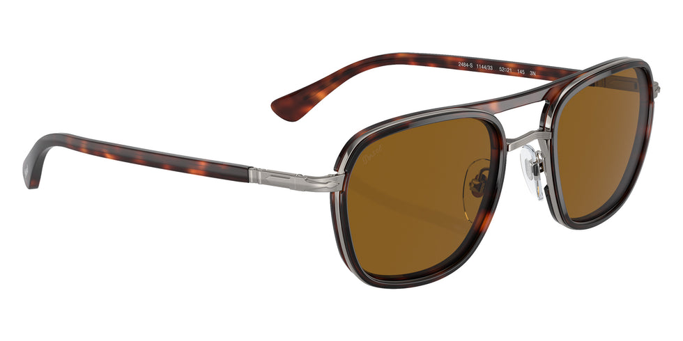 Persol PO2484S 114433 50 - Gunmetal/Havana / Brown #id:po2484s114433_s:100120