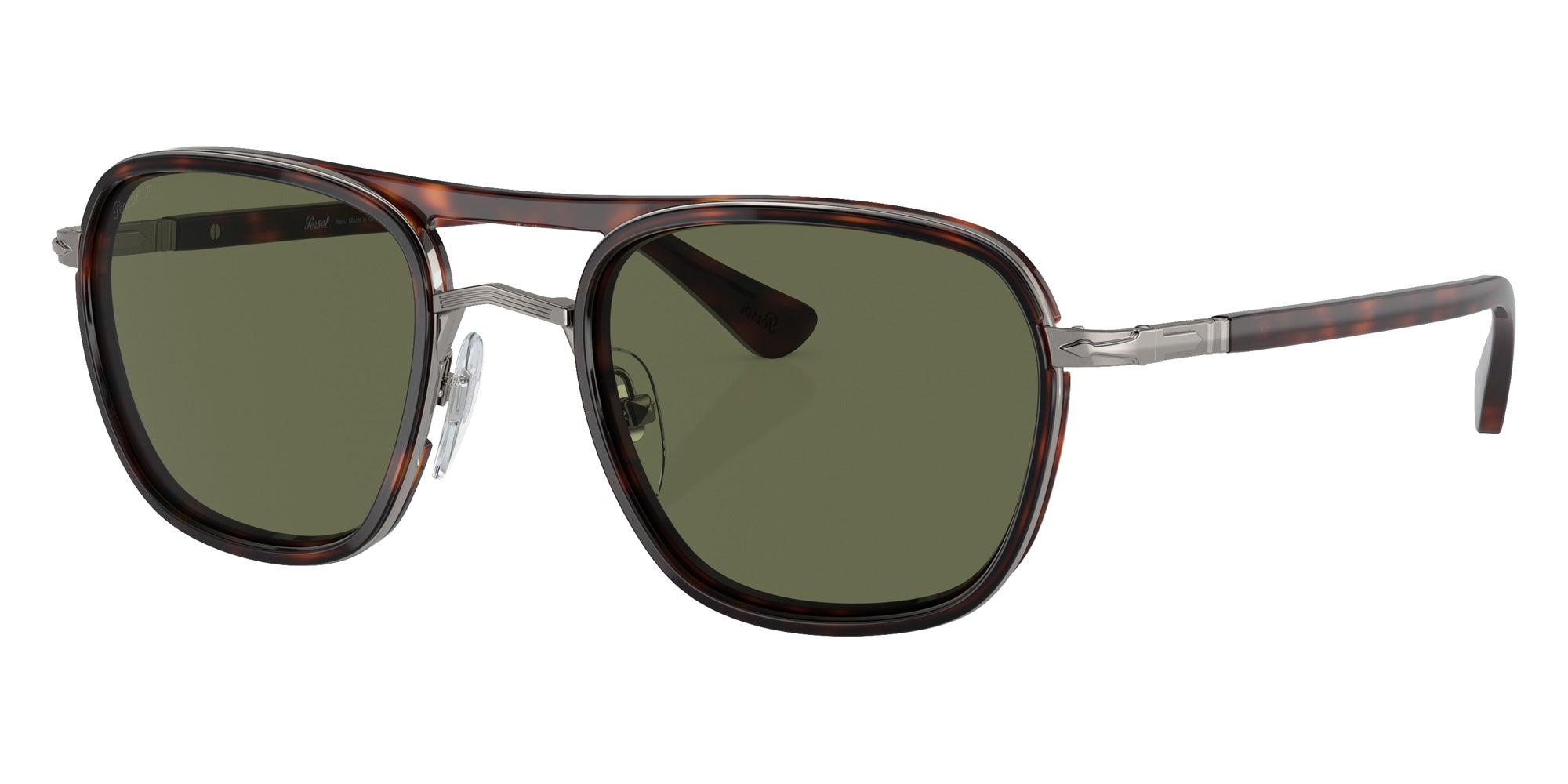 Persol PO2484S 114458 50 - Gunmetal/Havana / Green Polarized #id:po2484s114458_s:102105