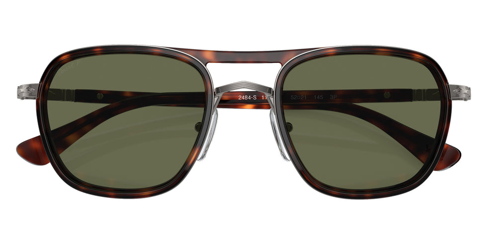 Persol PO2484S 114458 50 - Gunmetal/Havana / Green Polarized #id:po2484s114458_s:102125