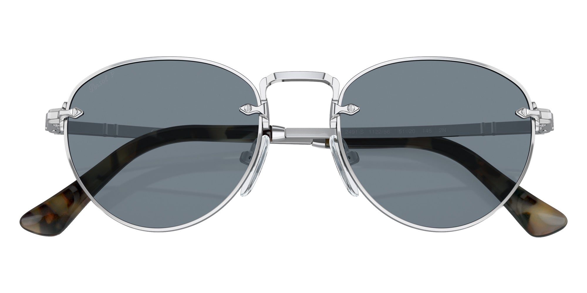 Persol PO2491S 112256 51 - Silver / Light Blue #id:po2491s112256_s:100125