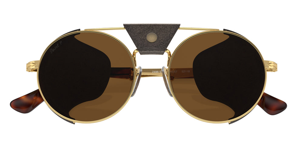 Persol PO2496SZ - Protector 114057 52 - Gold / Polarized Brown #id:po2496sz114057_s:100125