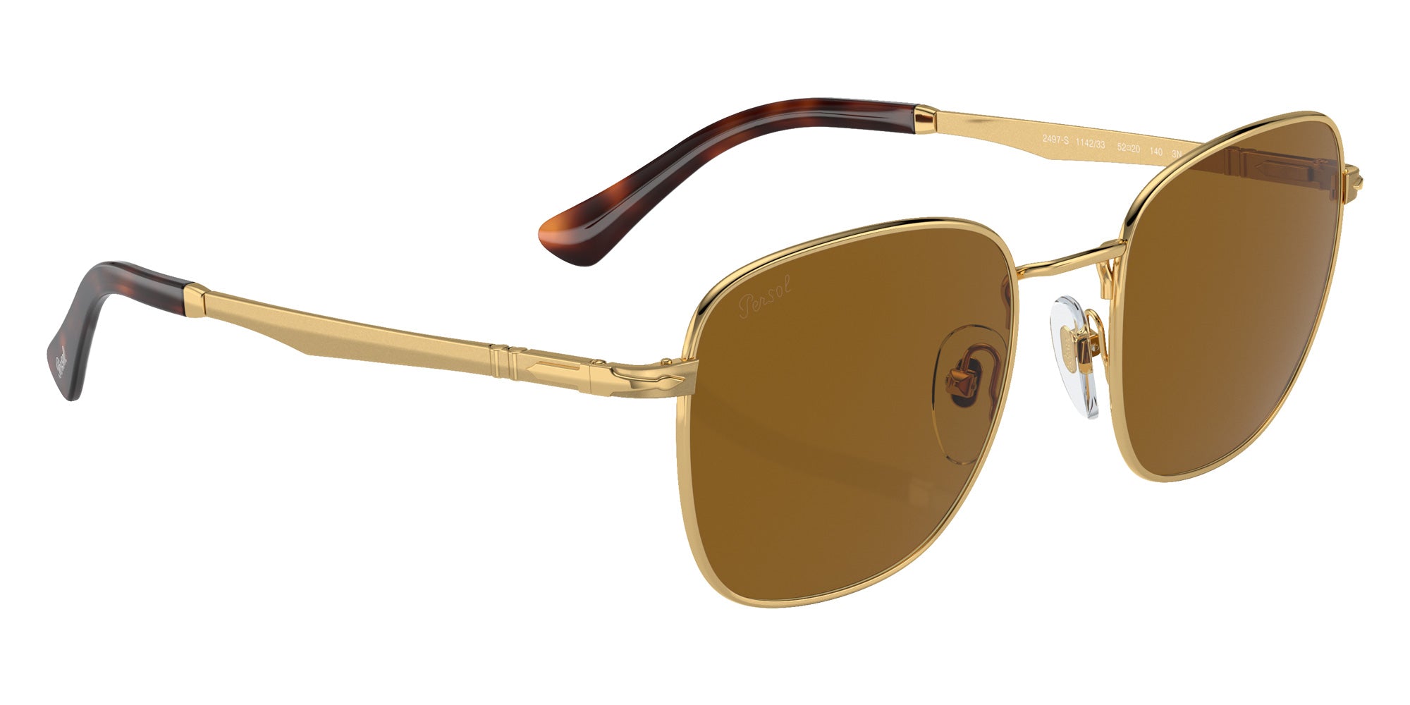Persol PO2497S 114233 52 - Gold / Brown #id:po2497s114233_s:100120