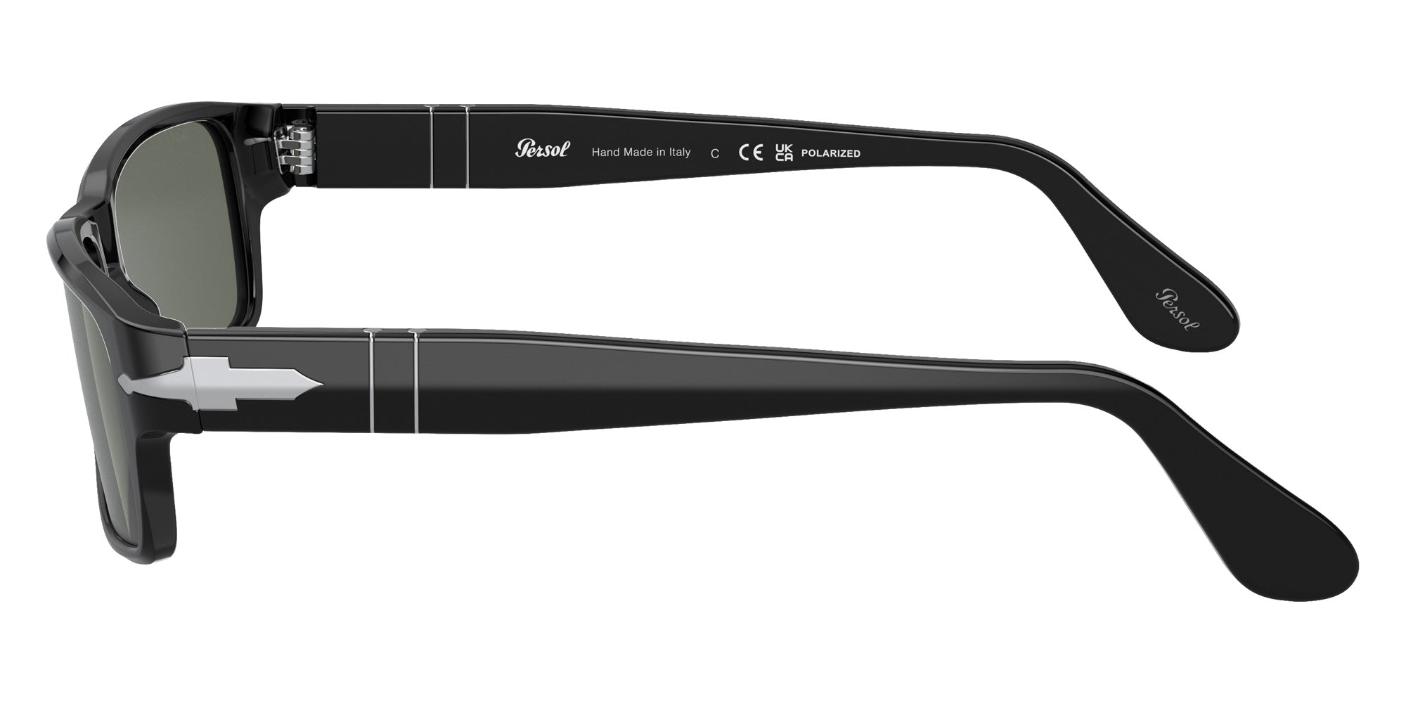 Persol PO2747S 95/48 57 - Black / Green Polarized #id:po2747s9548_s:100110