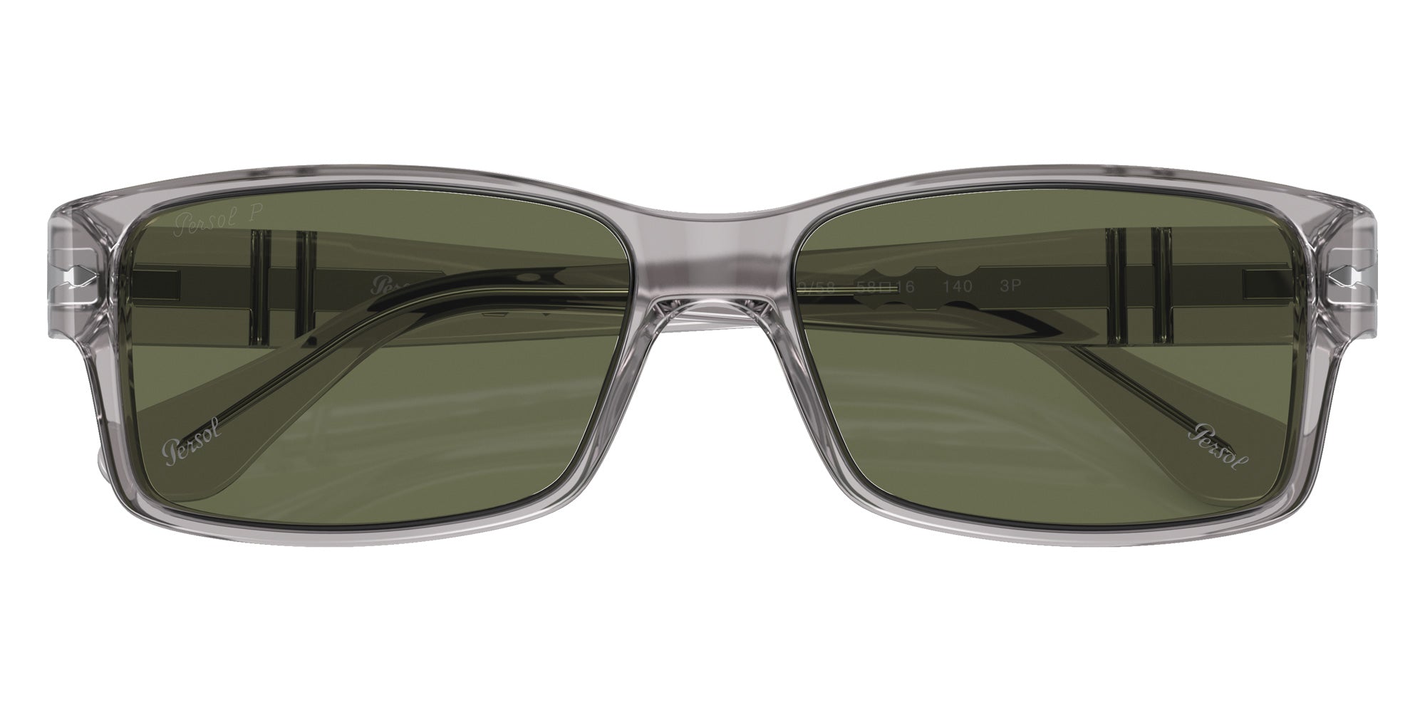 Persol PO2803S 309/58 58 - Transparent Gray / Green Polarized #id:po2803s30958_s:100120
