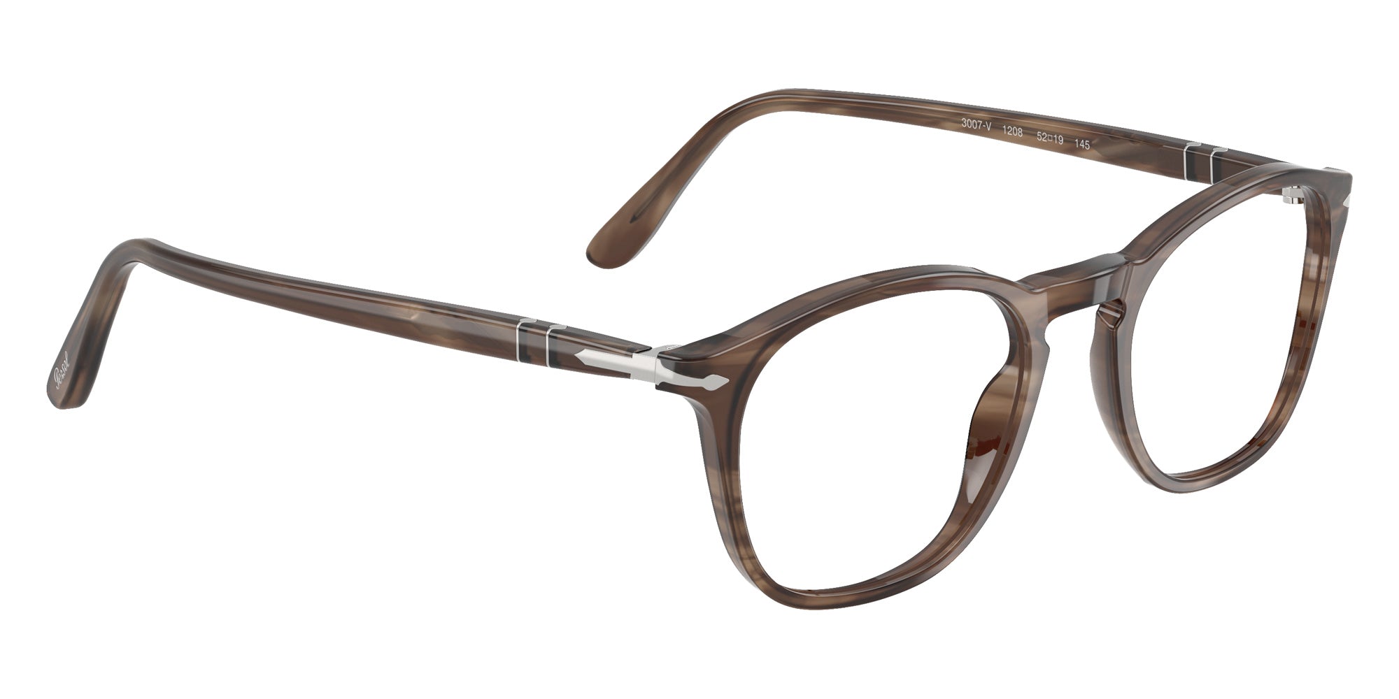 Persol PO3007V 1208 52 - Striped Brown #id:po3007v1208_s:104120