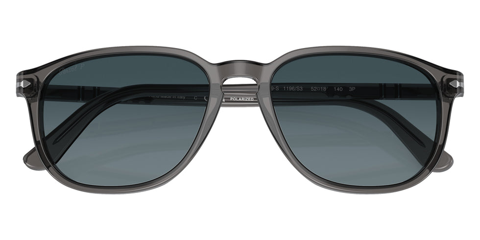 Persol PO3019S 1196S3 52 - Transparent Gray / Light Blue Gradient Dark Blue Polarized #id:po3019s1196s3_s:100125