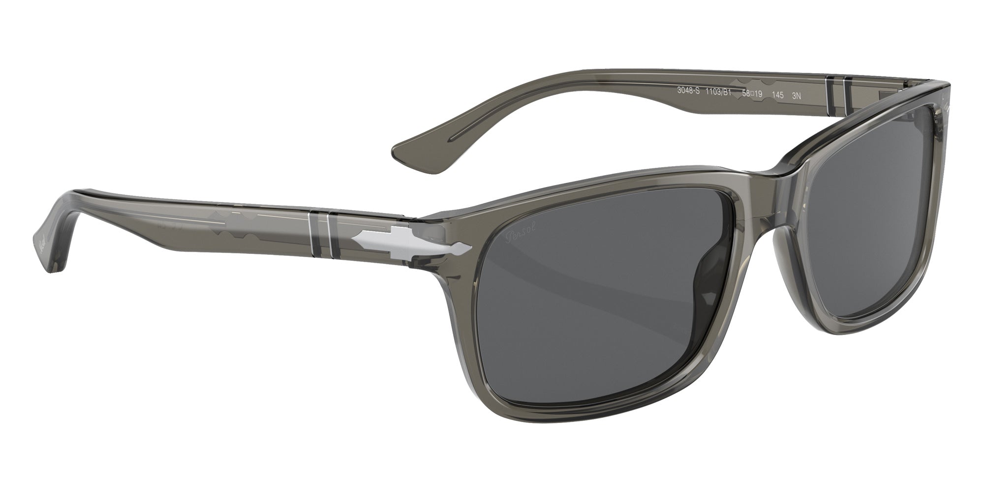 Persol PO3048S 1103B1 58 - Transparent Gray / Dark Gray #id:po3048s1103b1_s:100120