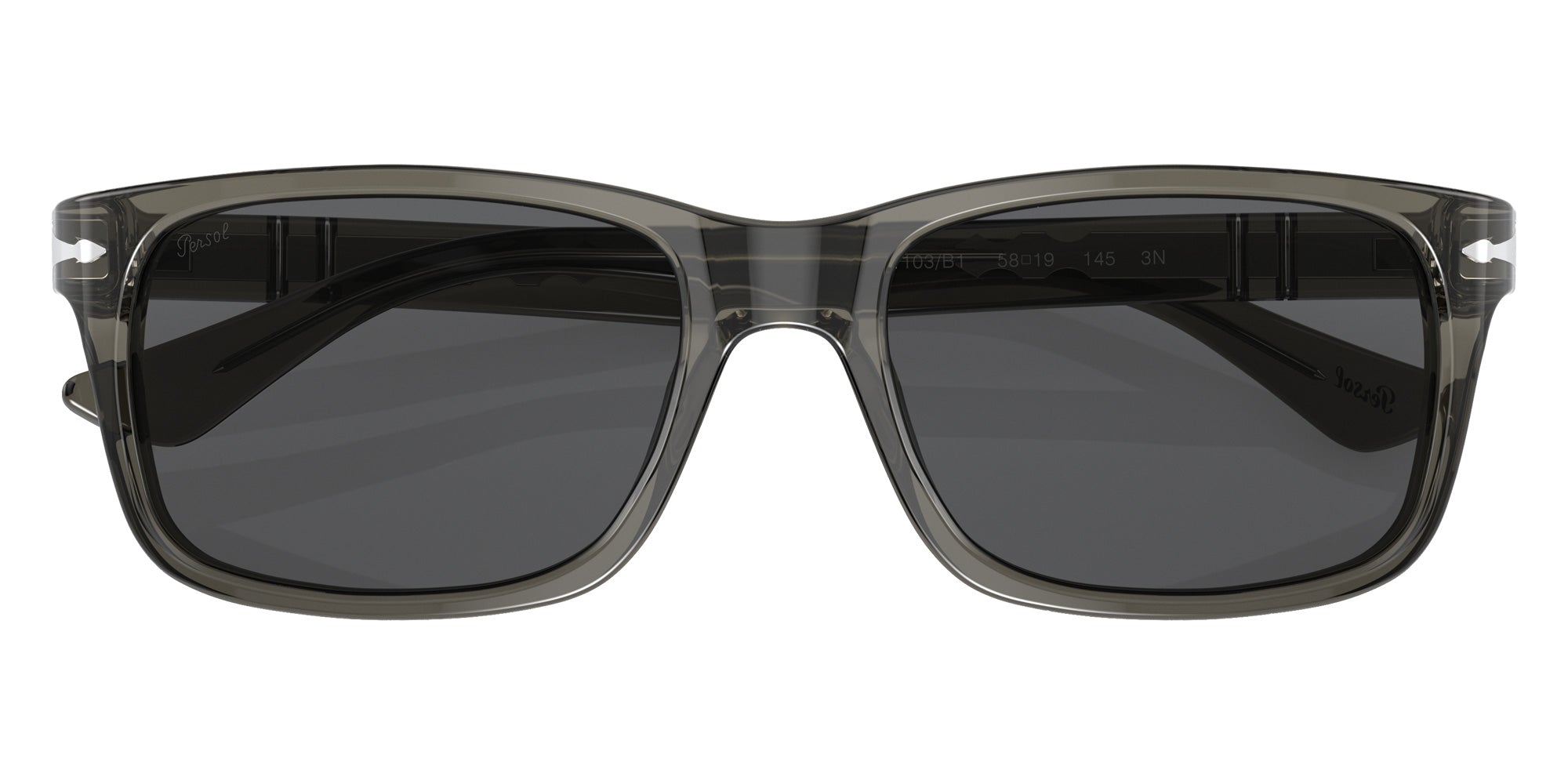 Persol PO3048S 1103B1 58 - Transparent Gray / Dark Gray #id:po3048s1103b1_s:100125