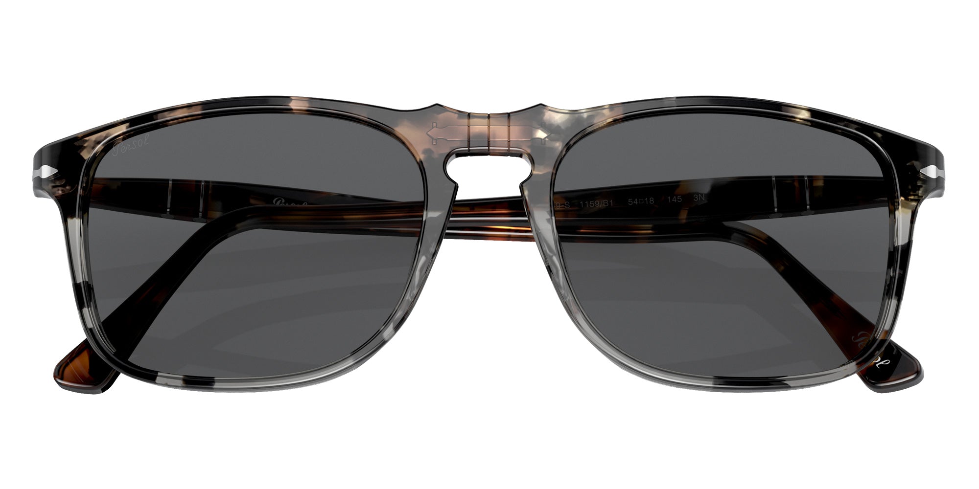 Persol PO3059S 1159B1 54 - Tortoise Brown Tortoise Gray / Dark Gray #id:po3059s1159b1_s:100120