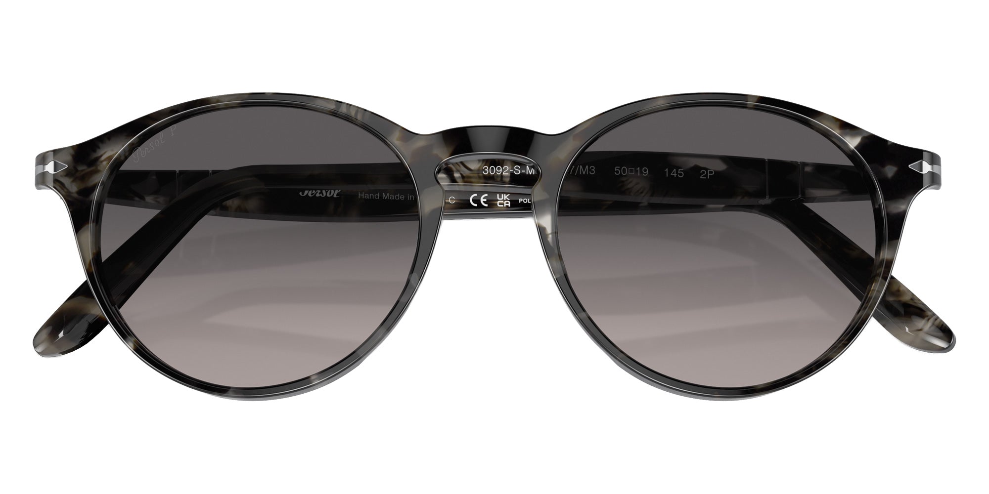 Persol PO3092SM 9057M3 52 - Gray Tortoise / Polarized Gray Gradient #id:po3092sm9057m3_s:100125