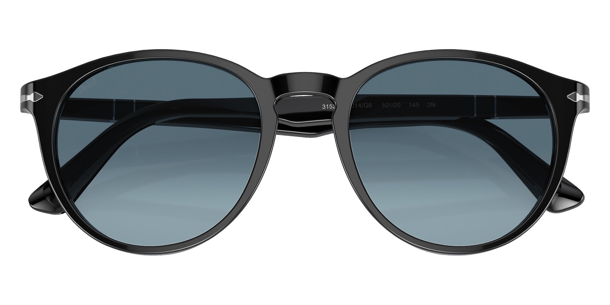 Persol PO3152S 9014Q8 49 - Black / Azure Gradient Blue #id:po3152s9014q8_s:102120