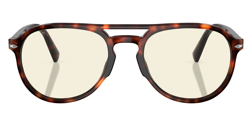 Persol PO3235S 24/BL 55 - Havana / Photochromic Clear to Gray with Blue Light Filter Mirrored #id:po3235s24bl_s:100100