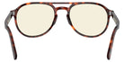 Persol PO3235S 24/BL 55 - Havana / Photochromic Clear to Gray with Blue Light Filter Mirrored #id:po3235s24bl_s:100115