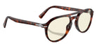 Persol PO3235S 24/BL 55 - Havana / Photochromic Clear to Gray with Blue Light Filter Mirrored #id:po3235s24bl_s:100120