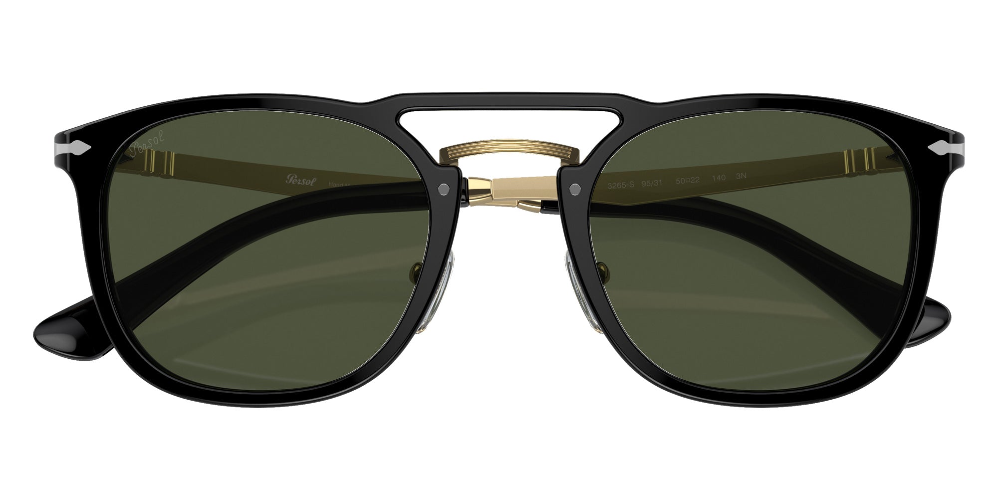 Persol PO3265S 95/31 50 - Black/Gold / Green #id:po3265s9531_s:100125
