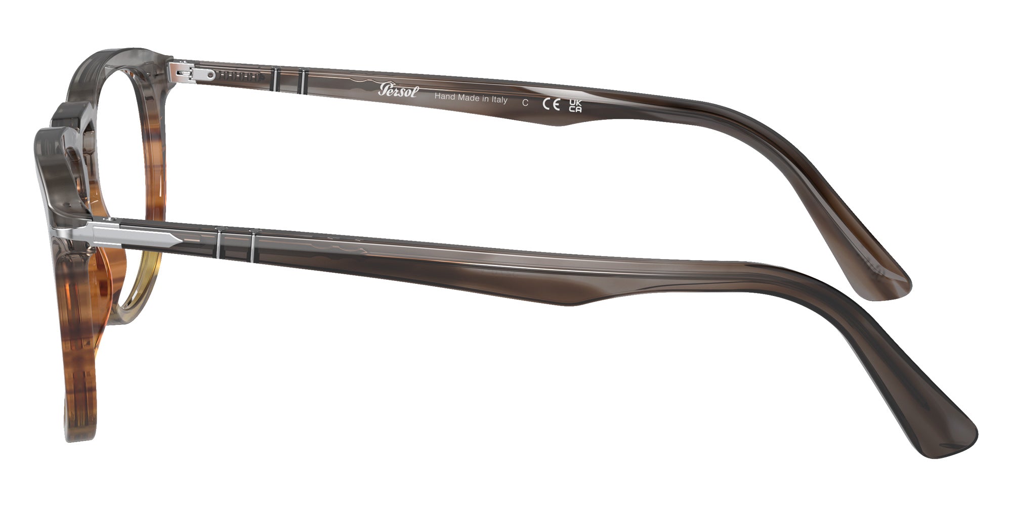 Persol PO3278V 1137 51 - Striped Gray Gradient Brown #id:po3278v1137_s:100110