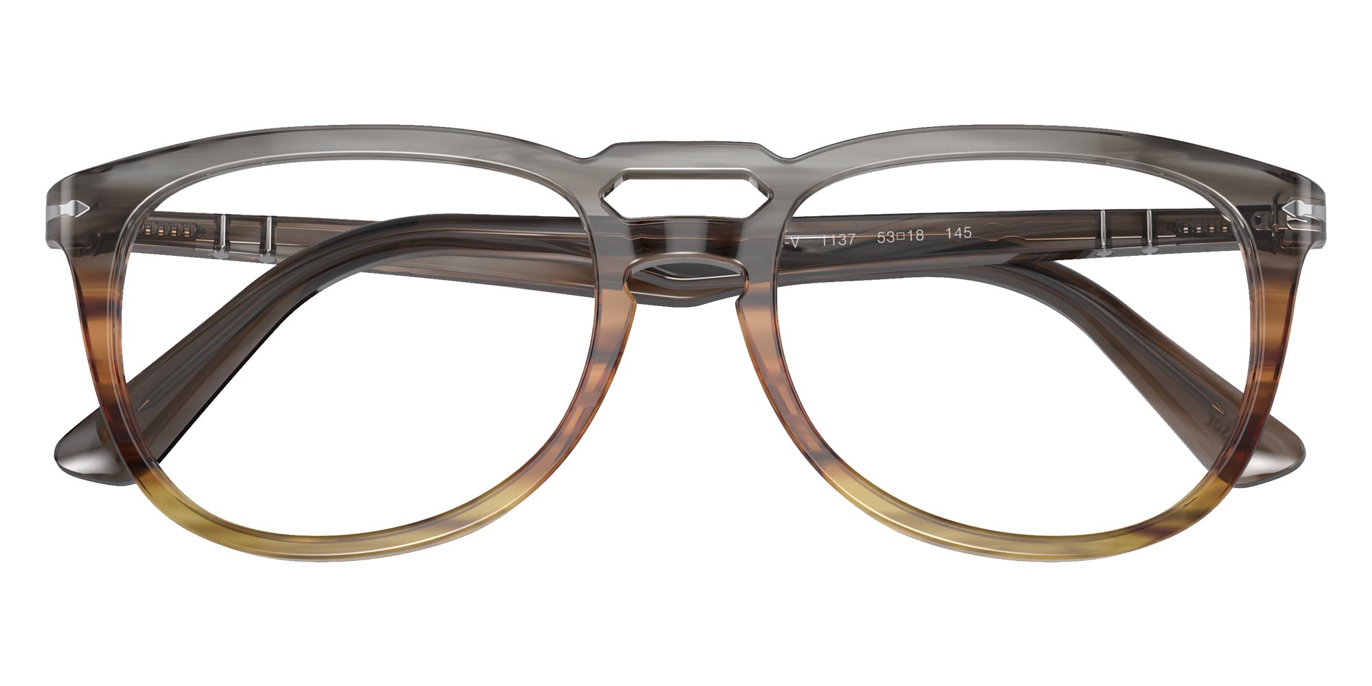 Persol PO3278V 1137 51 - Striped Gray Gradient Brown #id:po3278v1137_s:100125